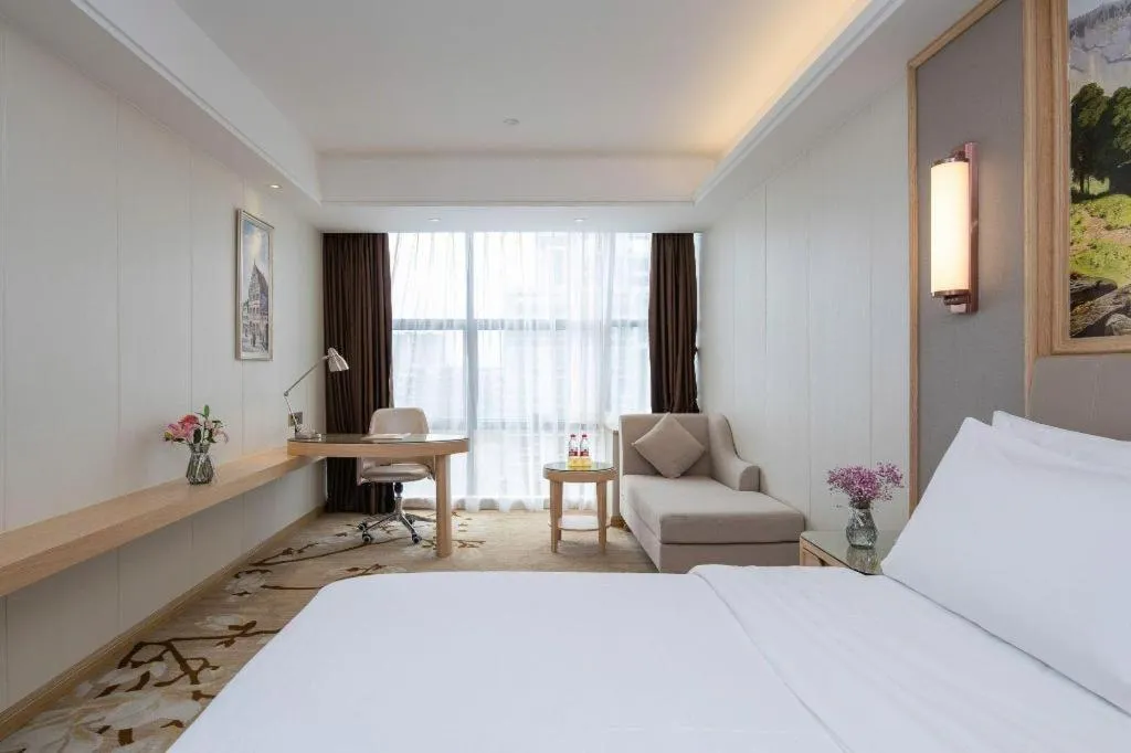 Bed in Vienna Hotel Guangdong Shantou Chaoyang Heping