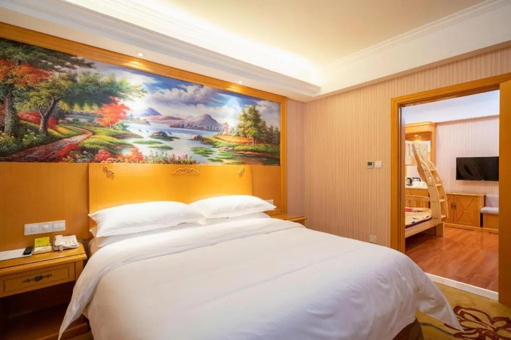 Bed in Vienna Hotel Tianjin Zhongbei Town