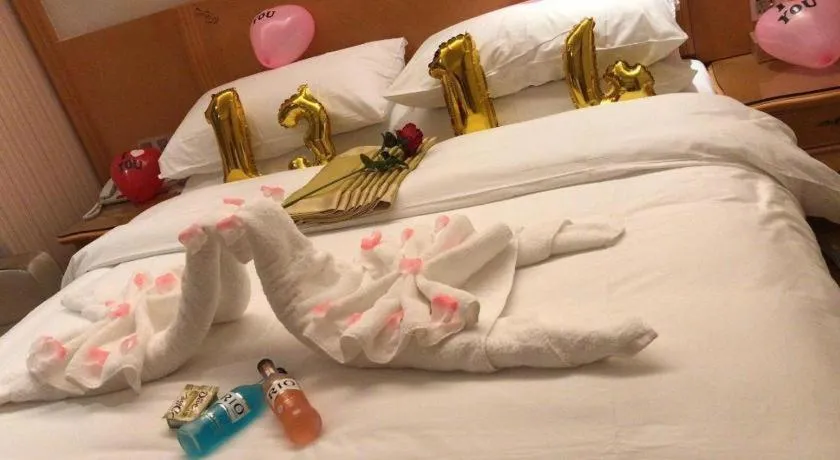 Bed in Vienna Hotel Wuhan Hankou North Avenue Sijimei Farmers Market