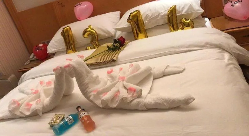 Bed in Vienna Hotel Wuhan Hankou North Avenue Sijimei Farmers Market