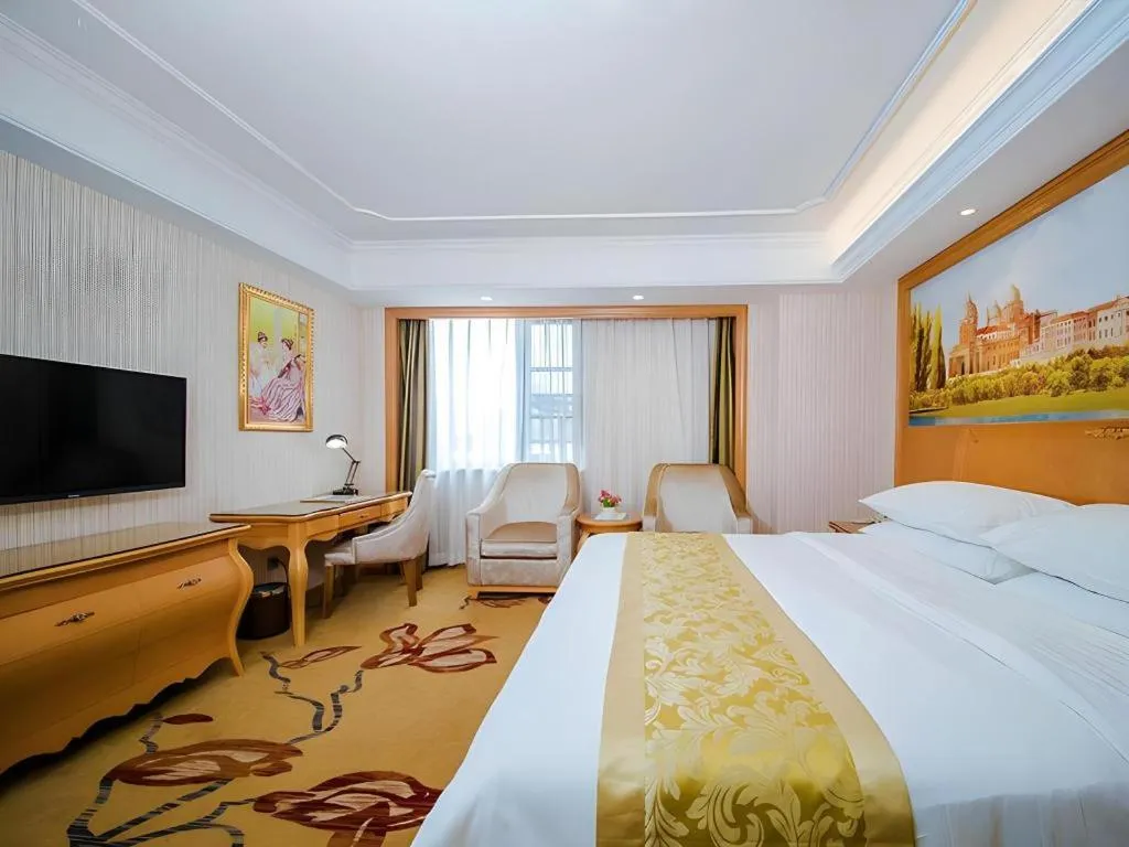 Bed in Vienna Hotel Wuhan Hankou North Avenue Sijimei Farmers Market