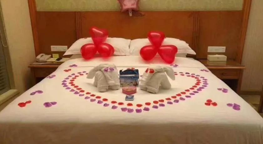 Bed in Vienna Hotel Wuhan Hankou North Avenue Sijimei Farmers Market