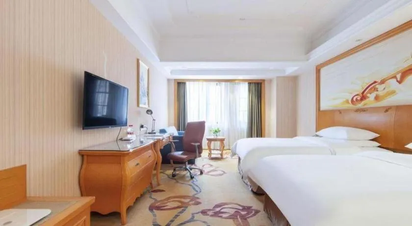 Bed in Vienna Hotel Wuhan Hankou North Avenue Sijimei Farmers Market