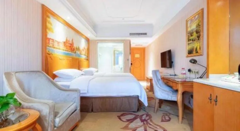 Bed in Vienna Hotel Wuhan Hankou North Avenue Sijimei Farmers Market