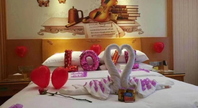 Bed in Vienna Hotel Wuhan Hankou North Avenue Sijimei Farmers Market