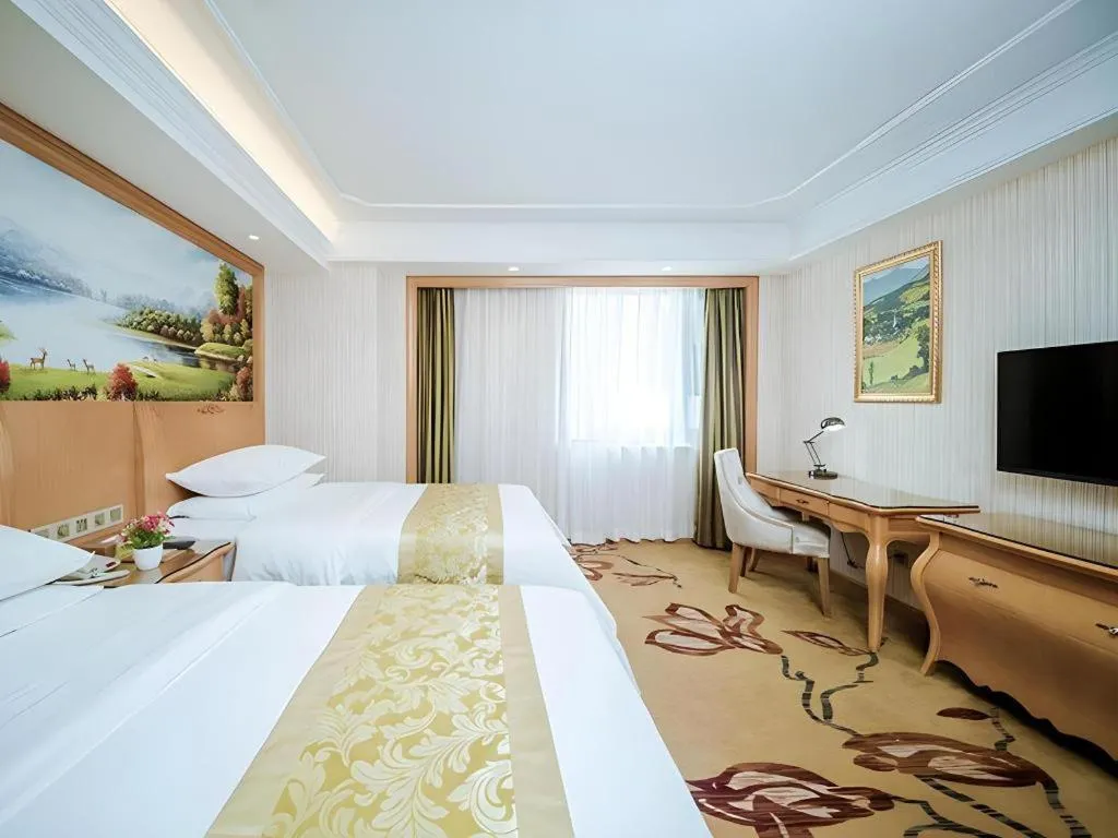 Bed in Vienna Hotel Wuhan Hankou North Avenue Sijimei Farmers Market