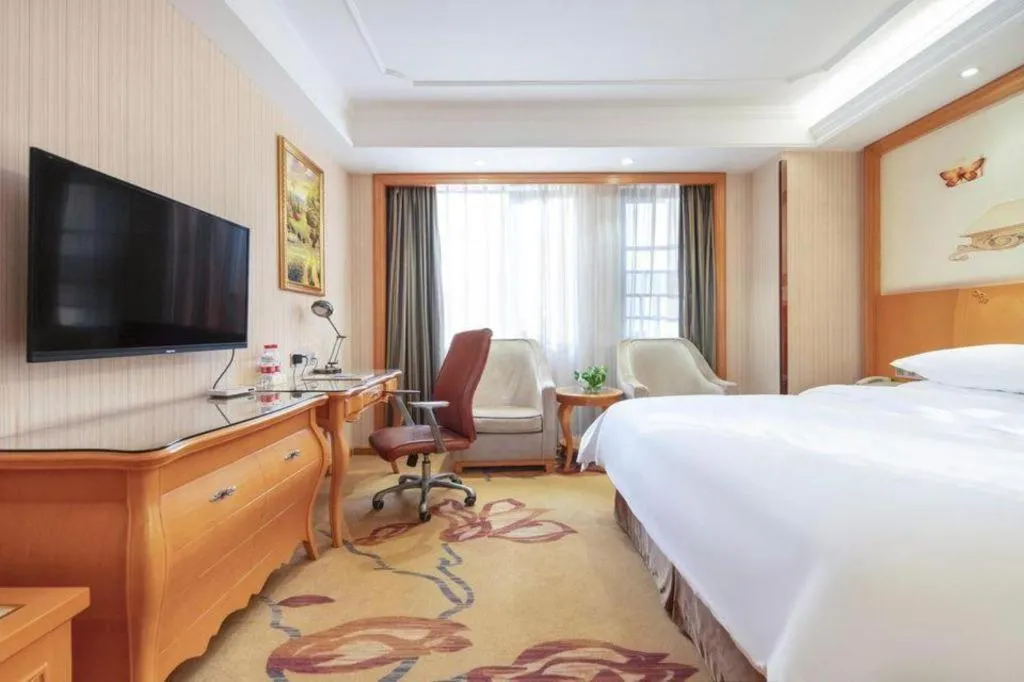 Bed in Vienna Hotel Wuhan Hankou North Avenue Sijimei Farmers Market