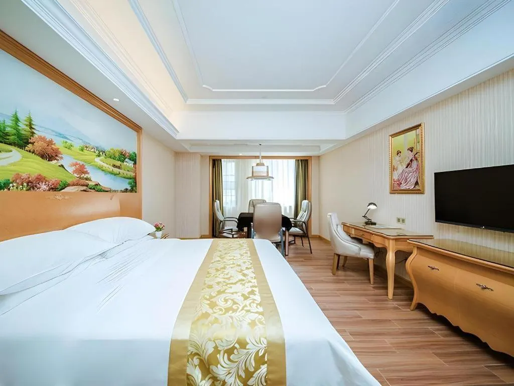 Bed in Vienna Hotel Wuhan Hankou North Avenue Sijimei Farmers Market
