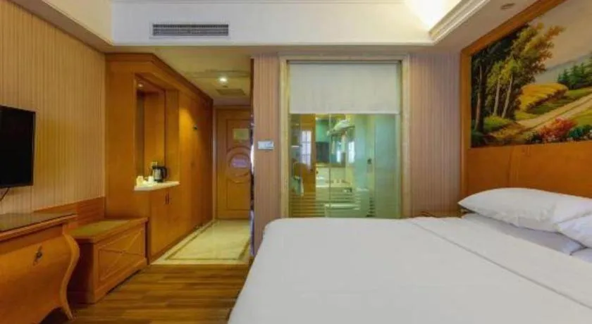 Bed in Vienna Hotel Wuhan Hankou North Avenue Sijimei Farmers Market