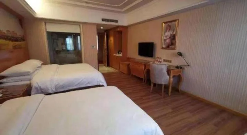 Bed in Vienna Hotel Wuhan Hankou North Avenue Sijimei Farmers Market