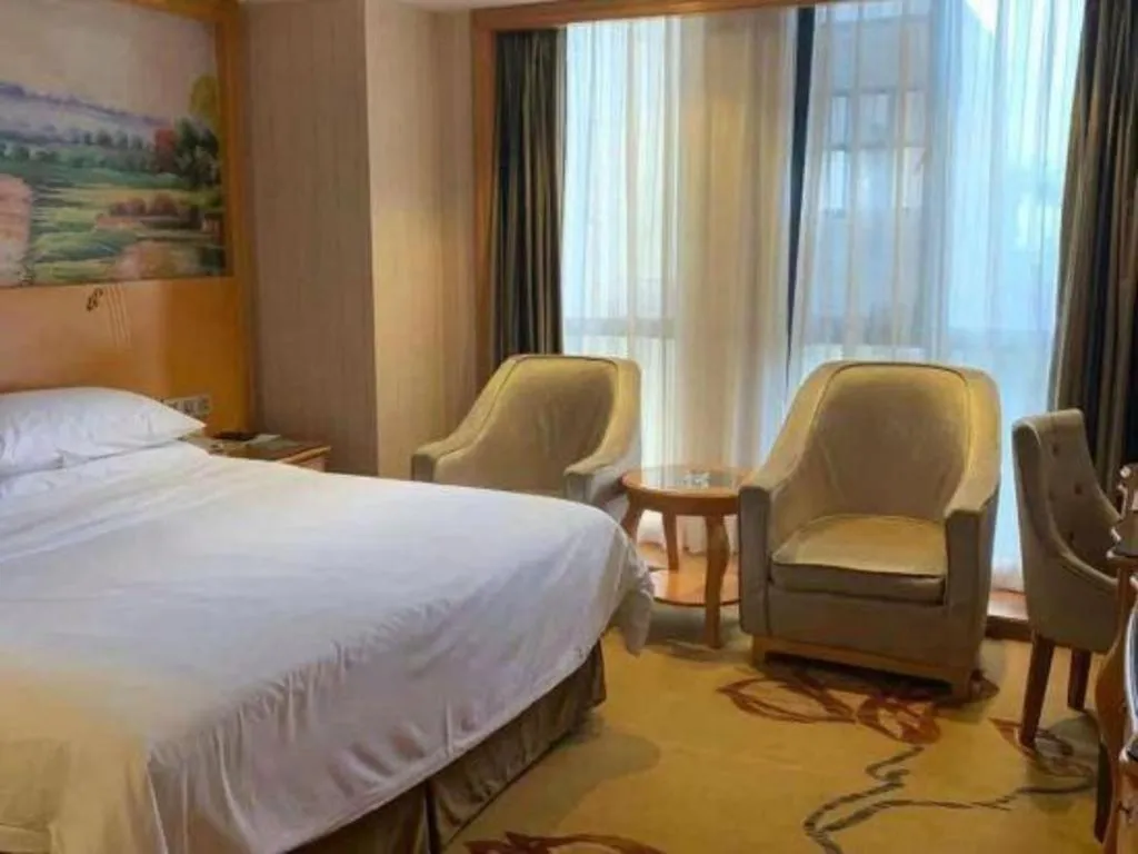Bed in Vienna Hotel Wuhan Hankou North Avenue Sijimei Farmers Market