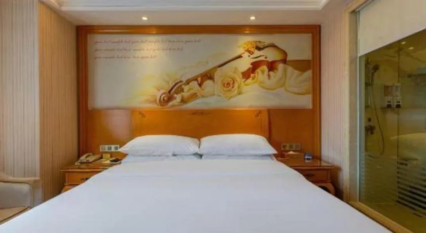 Bed in Vienna Hotel Wuhan Hankou North Avenue Sijimei Farmers Market