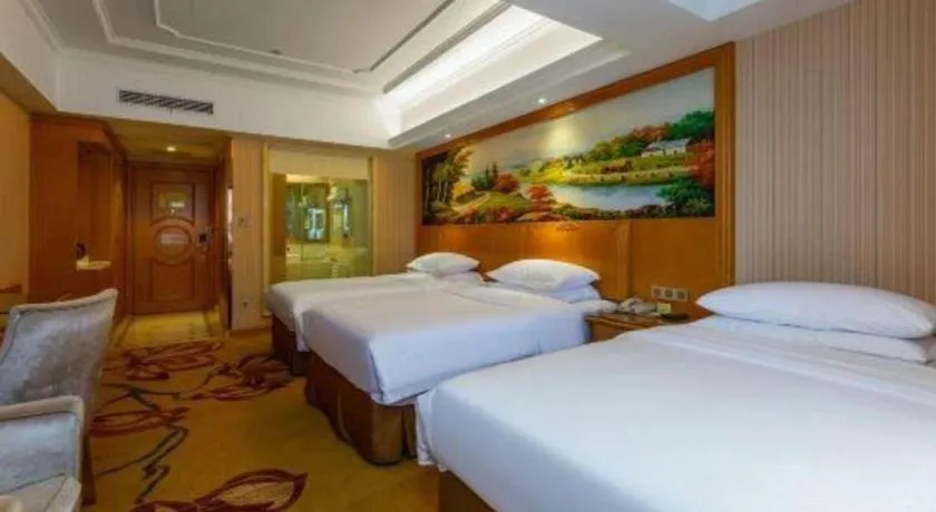 Bed in Vienna Hotel Wuhan Hankou North Avenue Sijimei Farmers Market