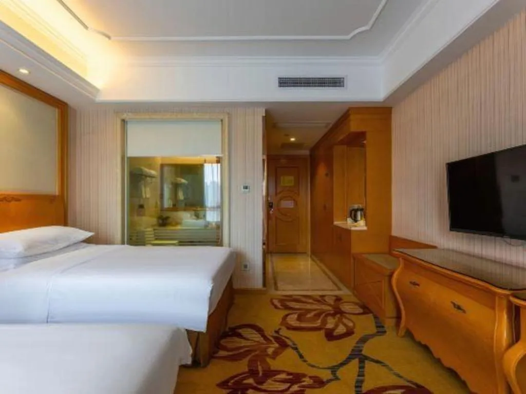 Bed in Vienna Hotel Wuhan Hankou North Avenue Sijimei Farmers Market