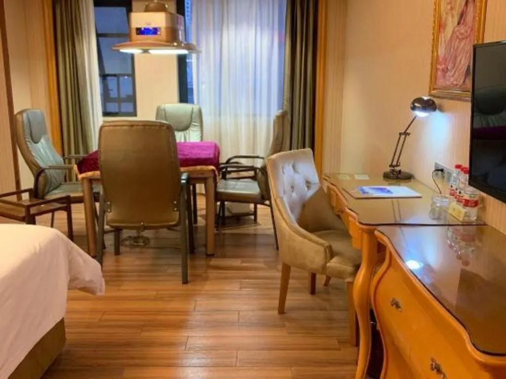 Bed in Vienna Hotel Wuhan Hankou North Avenue Sijimei Farmers Market