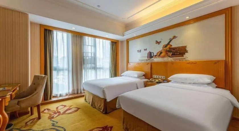 Bed in Vienna Hotel Wuhan Hankou North Avenue Sijimei Farmers Market