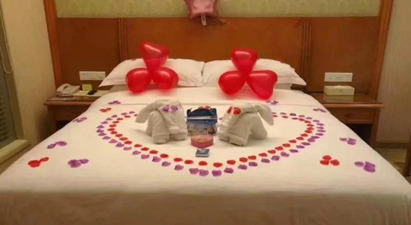 Bed in Vienna Hotel Wuhan Hankou North Avenue Sijimei Farmers Market