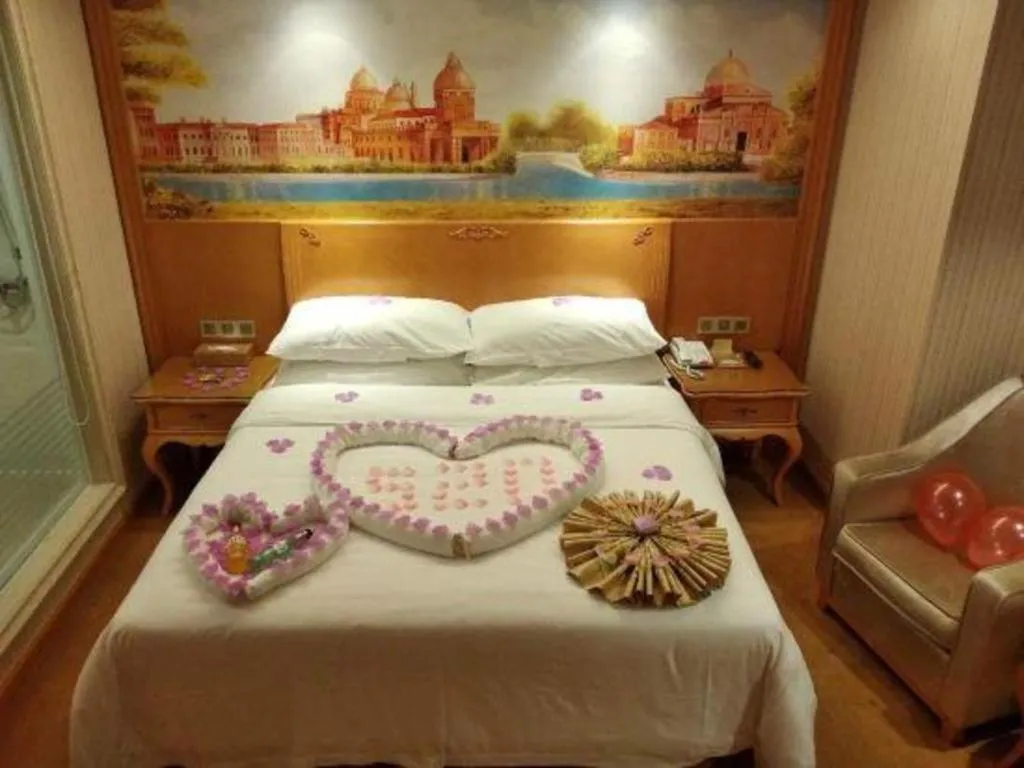 Bed in Vienna Hotel Wuhan Hankou North Avenue Sijimei Farmers Market