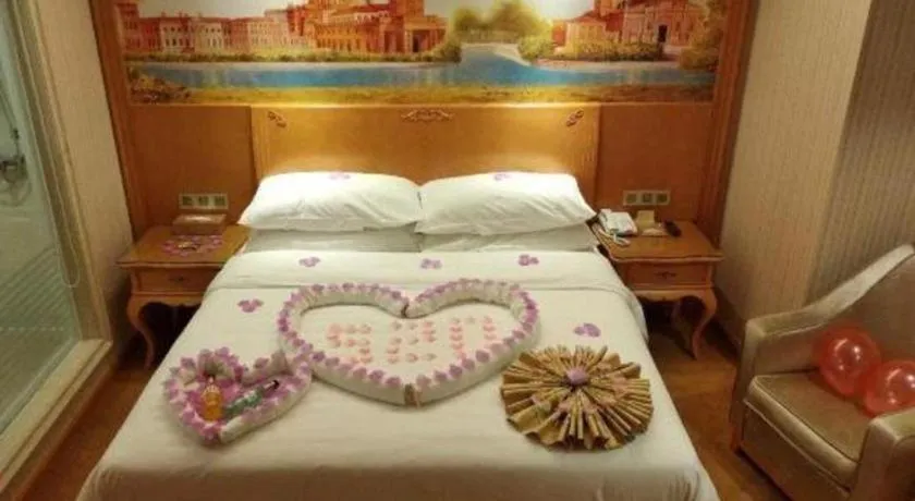 Bed in Vienna Hotel Wuhan Hankou North Avenue Sijimei Farmers Market