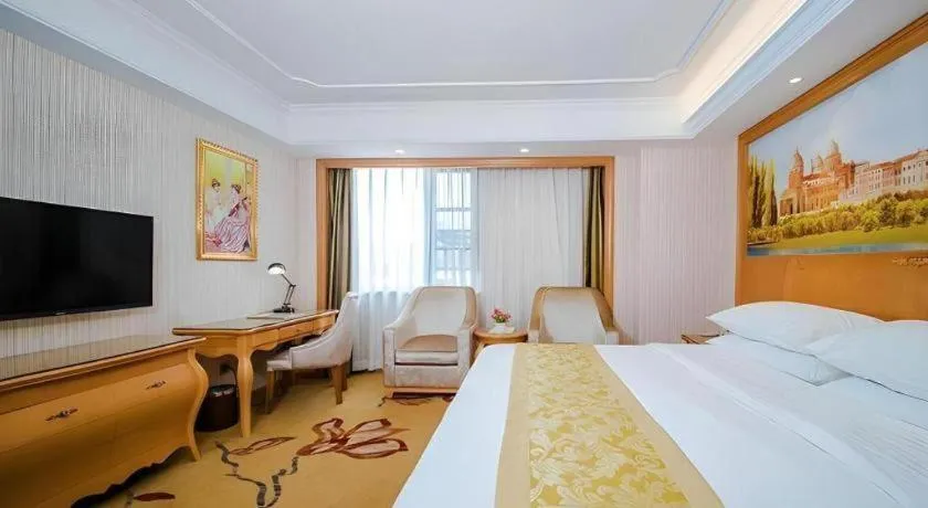 Bed in Vienna Hotel Wuhan Hankou North Avenue Sijimei Farmers Market