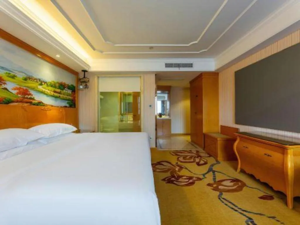Bed in Vienna Hotel Wuhan Hankou North Avenue Sijimei Farmers Market