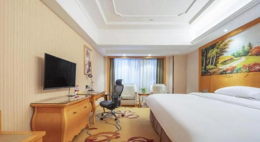 Bed in Vienna Hotel Wuhan Hankou North Avenue Sijimei Farmers Market