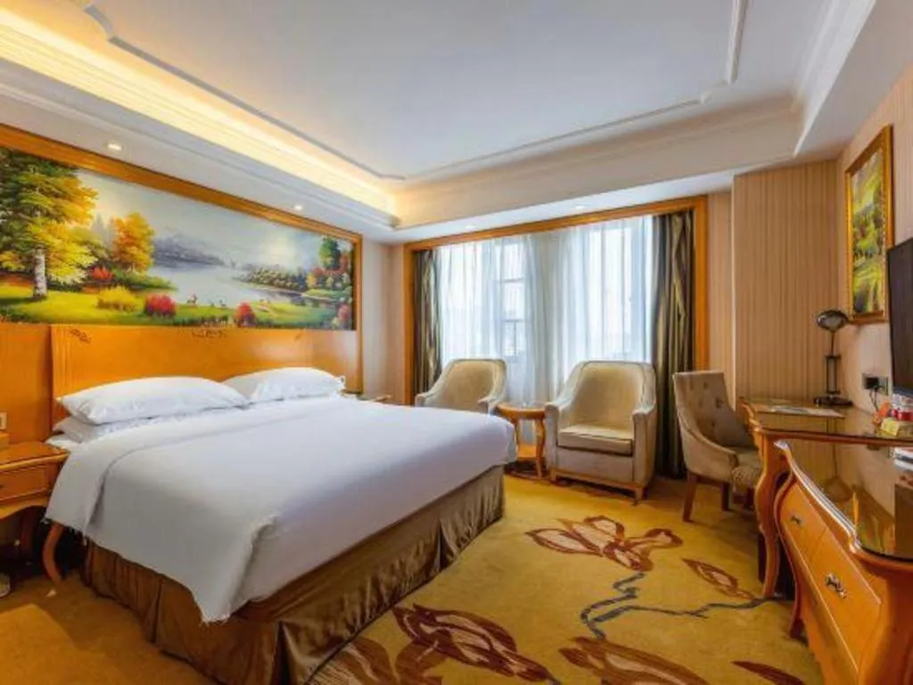 Bed in Vienna Hotel Wuhan Hankou North Avenue Sijimei Farmers Market