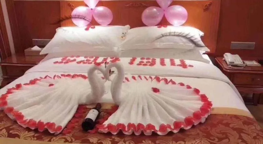 Bed in Vienna Hotel Wuhan Hankou North Avenue Sijimei Farmers Market