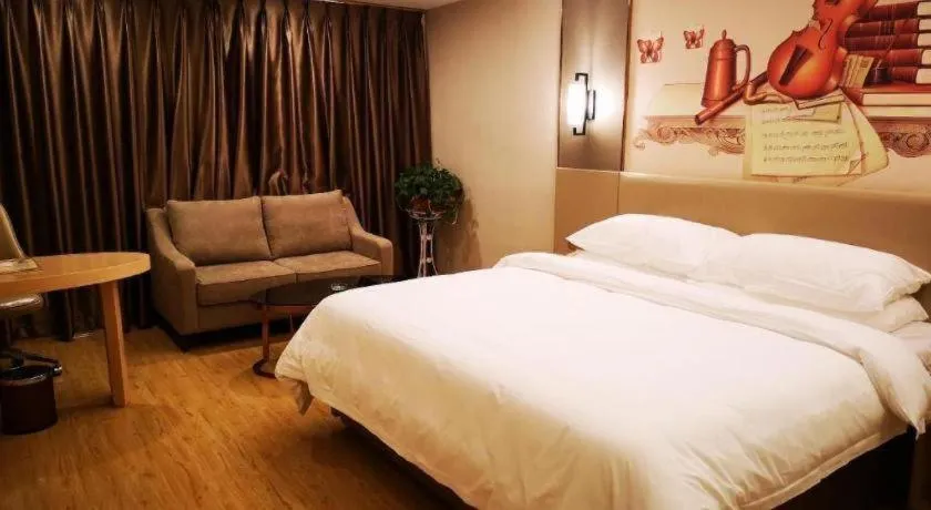 Bed in Vienna Hotel Anhui Taihe Baitai Xingma International