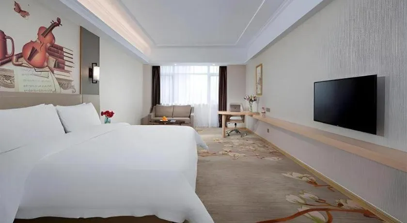 Bed in Vienna Hotel Anhui Taihe Baitai Xingma International