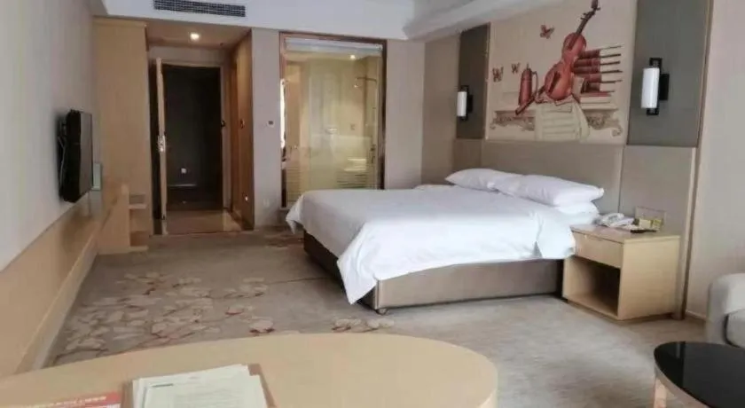 Bed in Vienna Hotel Anhui Taihe Baitai Xingma International