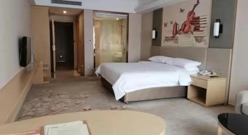 Bed in Vienna Hotel Anhui Taihe Baitai Xingma International