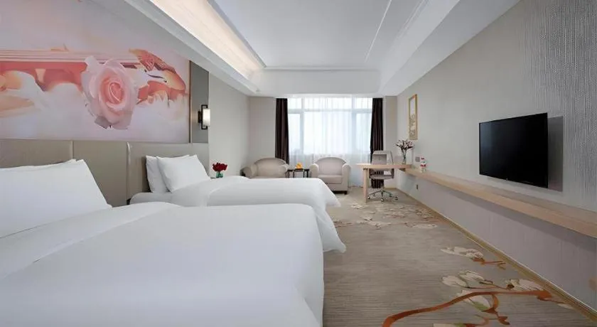 Bed in Vienna Hotel Anhui Taihe Baitai Xingma International