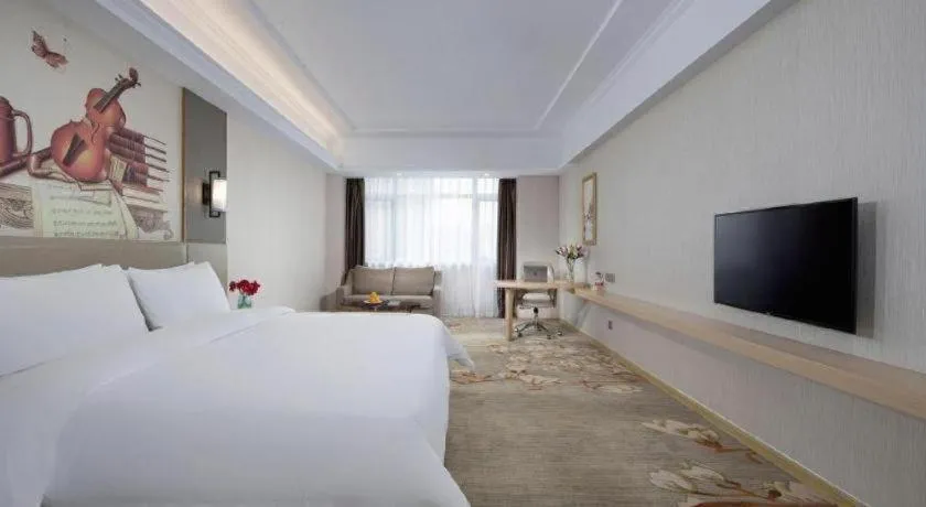 Bed in Vienna Hotel Anhui Taihe Baitai Xingma International