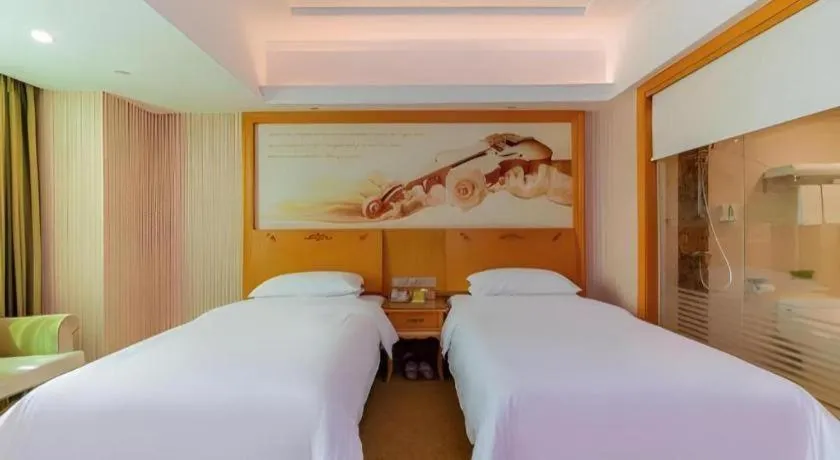 Bed in Vienna Hotel Guangdong Boluo Fu Mountain Scenic Spot