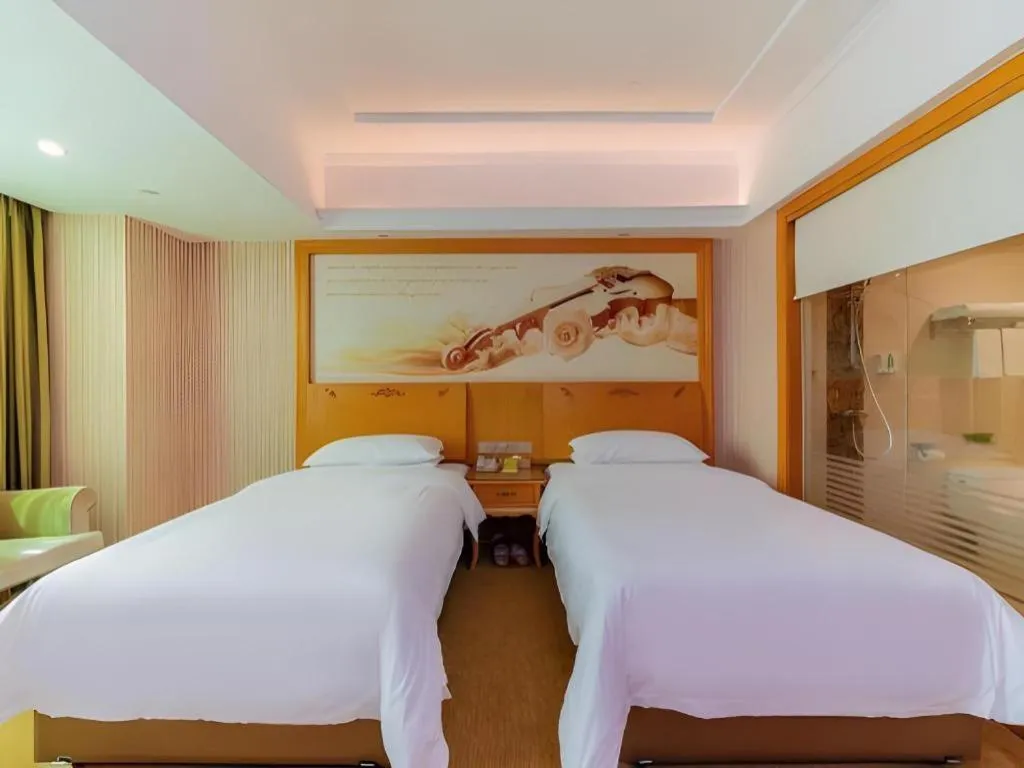 Bed in Vienna Hotel Guangdong Boluo Fu Mountain Scenic Spot