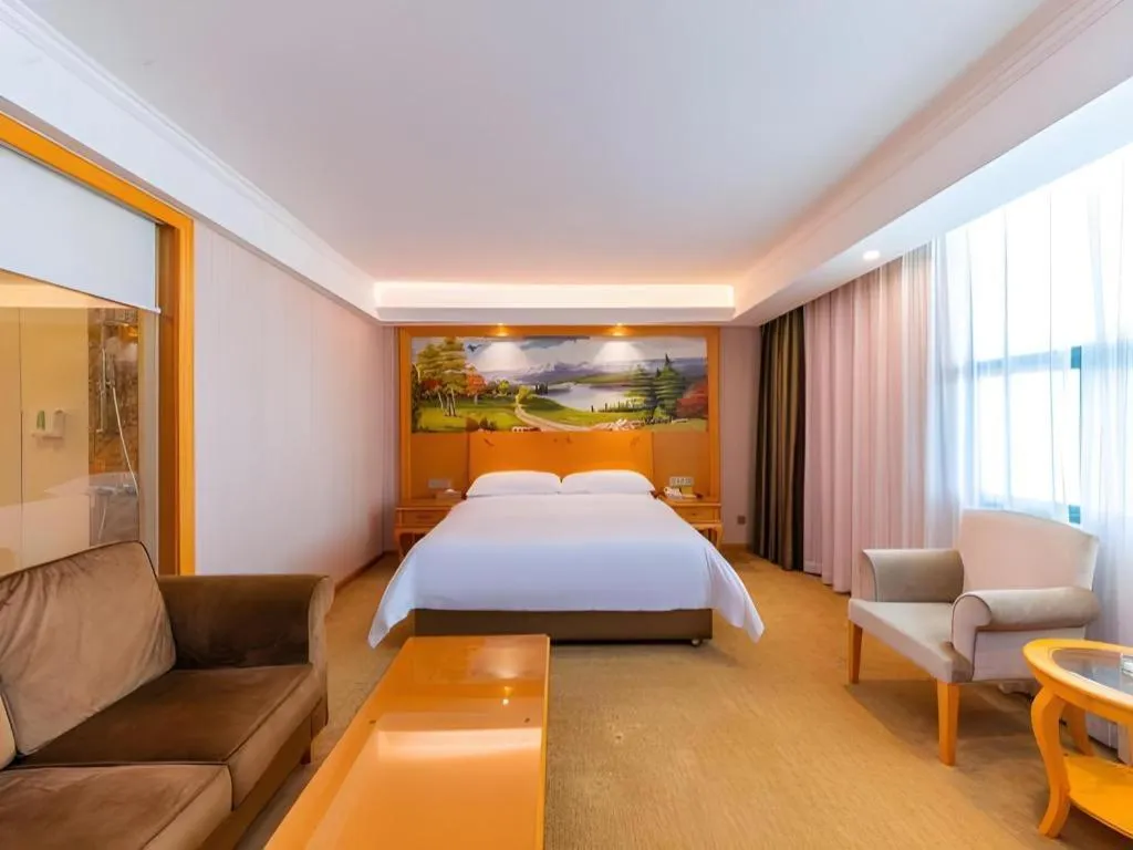 Bed in Vienna Hotel Guangdong Boluo Fu Mountain Scenic Spot