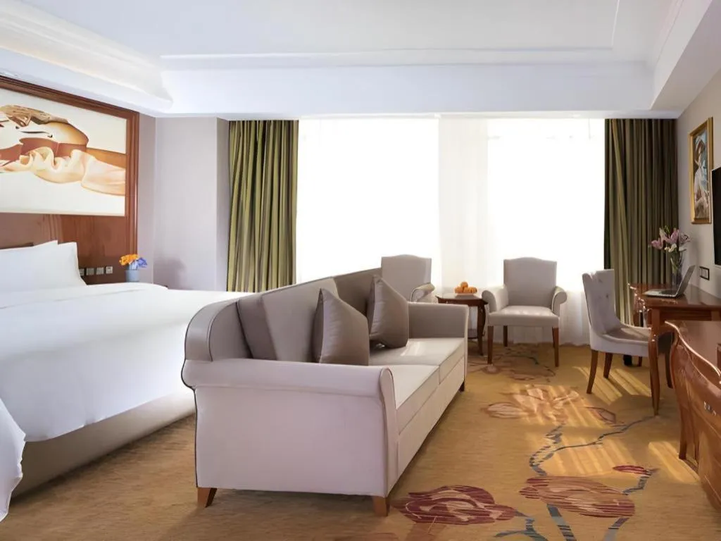 Bed in Vienna Hotel Guangdong Boluo Fu Mountain Scenic Spot