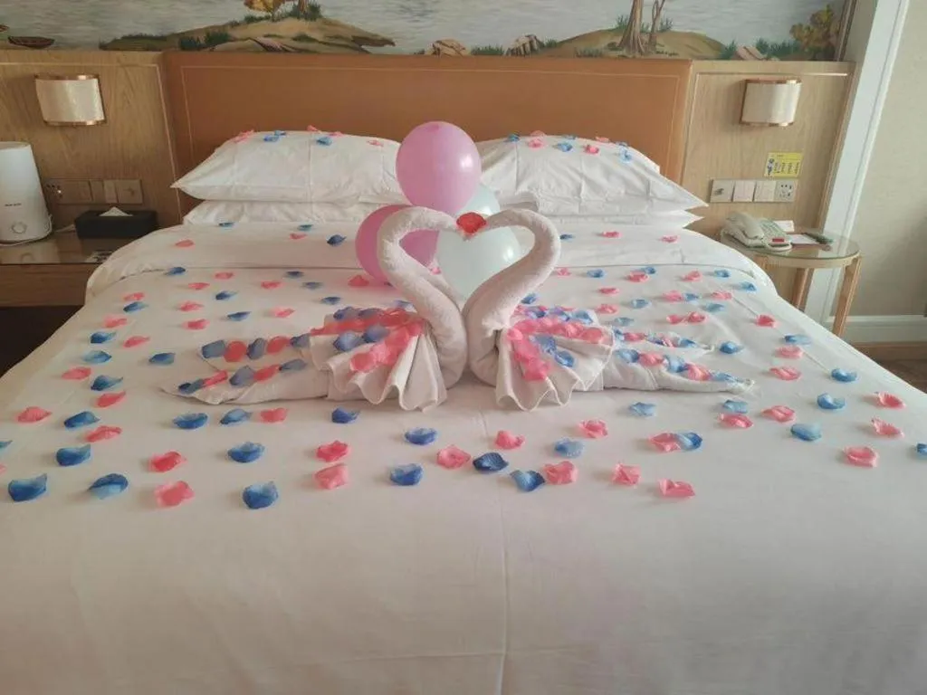 Bed in Vienna Hotel Jiangxi Ganzhou Ningdu Bus Station