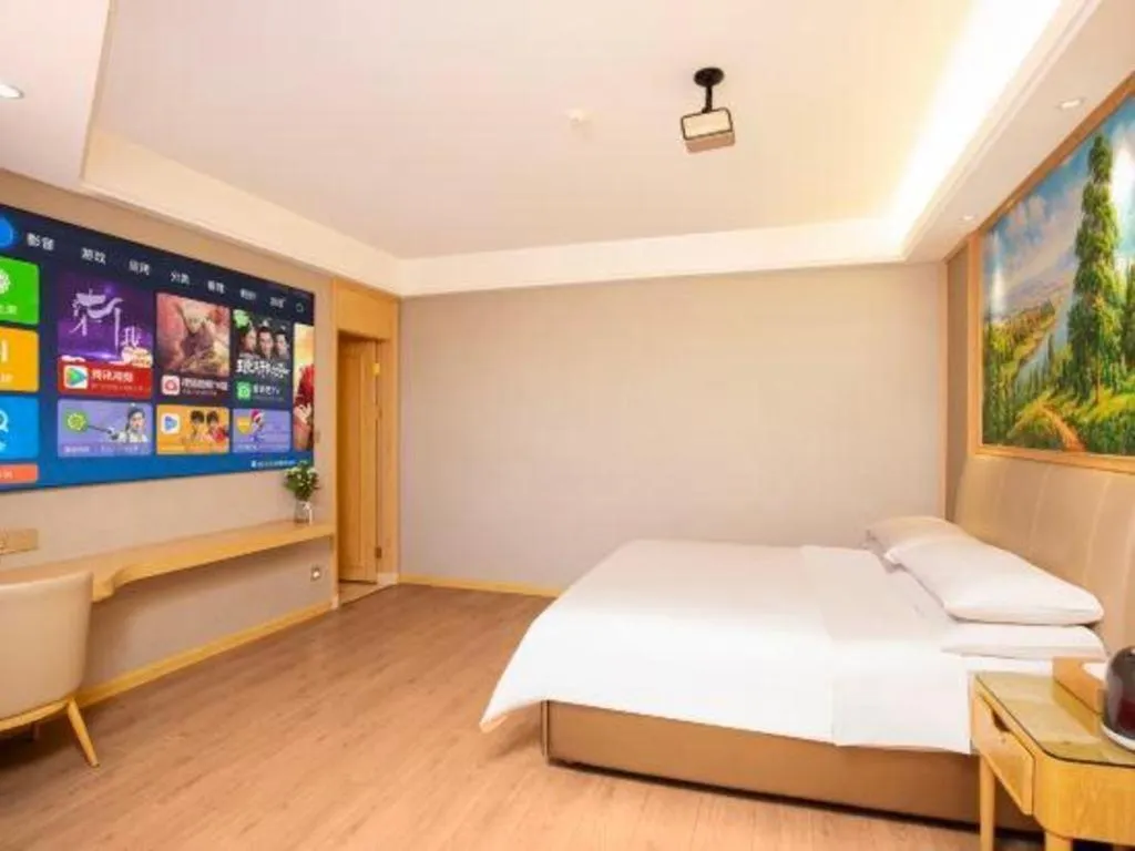 Bed in Vienna Hotel Zhuhai Huafashangdu Nanping Science Industrial Park