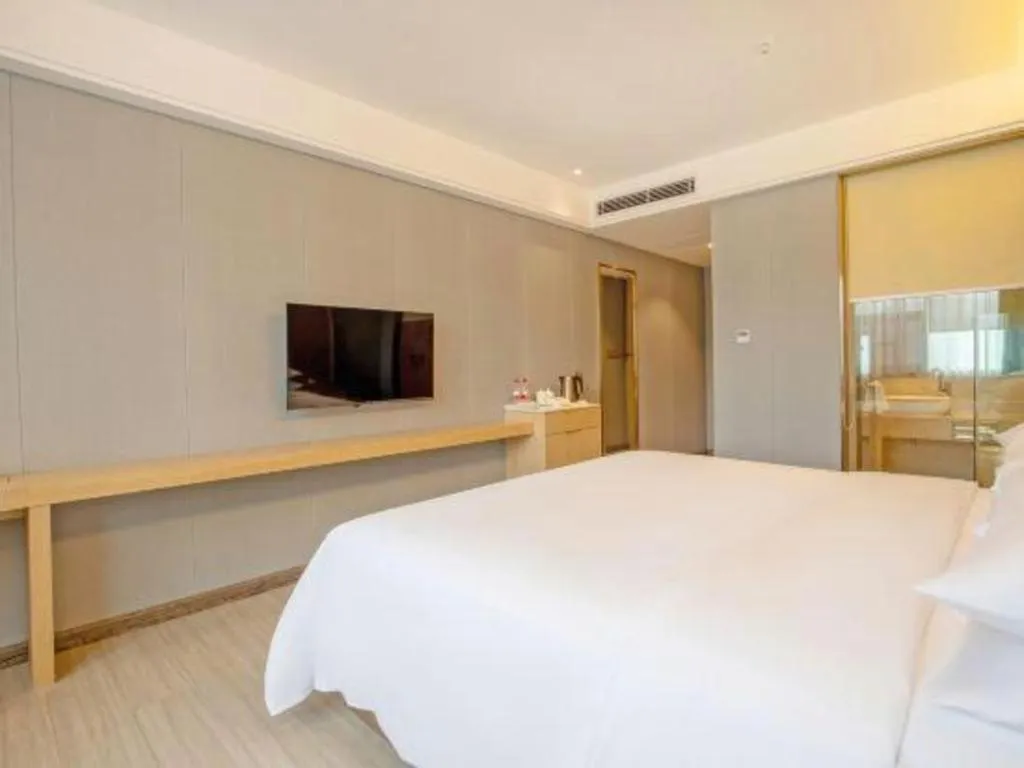 Bed in Vienna Hotel Zhuhai Huafashangdu Nanping Science Industrial Park