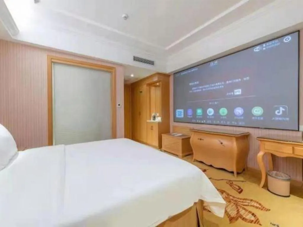 Bed in Vienna Hotel Zhuhai Huafashangdu Nanping Science Industrial Park