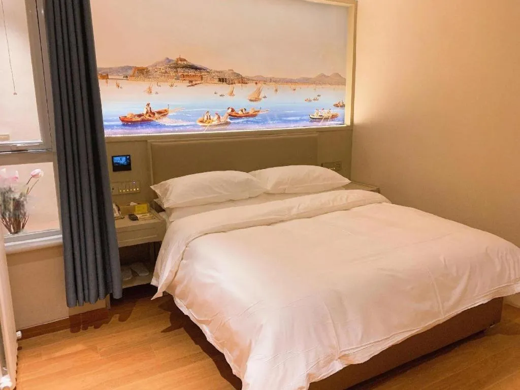 Bed in Vienna Hotel Beijing Changping Metro Station