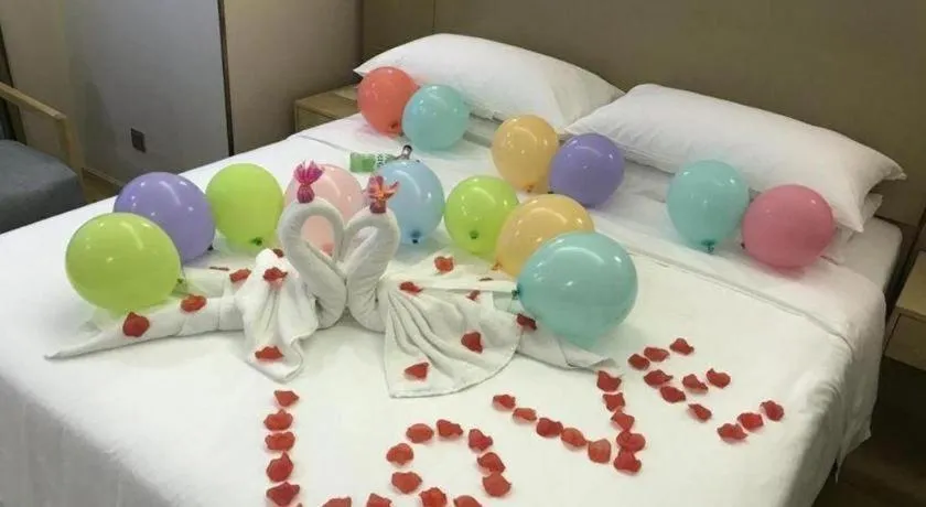 Bed in Vienna Hotel Beijing Changping Metro Station