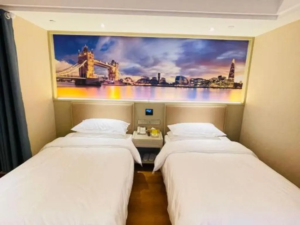 Bed in Vienna Hotel Beijing Changping Metro Station