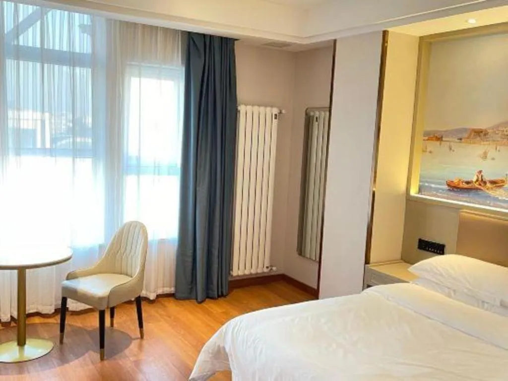 Bed in Vienna Hotel Beijing Changping Metro Station