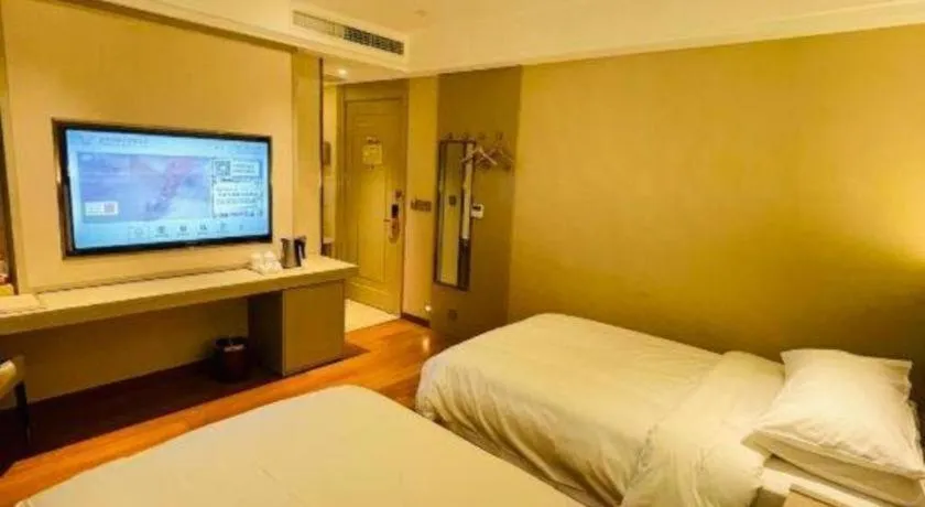 Bed in Vienna Hotel Beijing Changping Metro Station