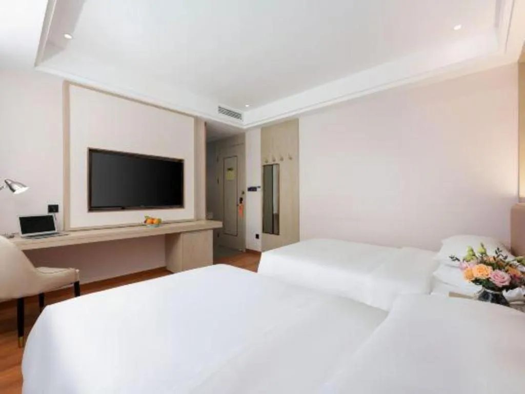 Bed in Vienna Hotel Beijing Changping Metro Station