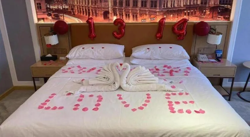 Bed in Vienna Hotel Anhui Bengbu Free Trade Zone