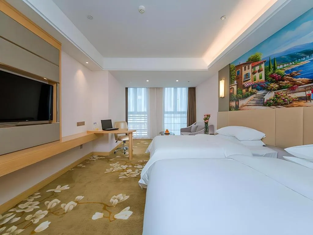 Bed in Vienna Hotel Wuhan Wenhua Avenue Jiangxia Keting Metro Station